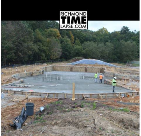 Woodlake concrete time lapse